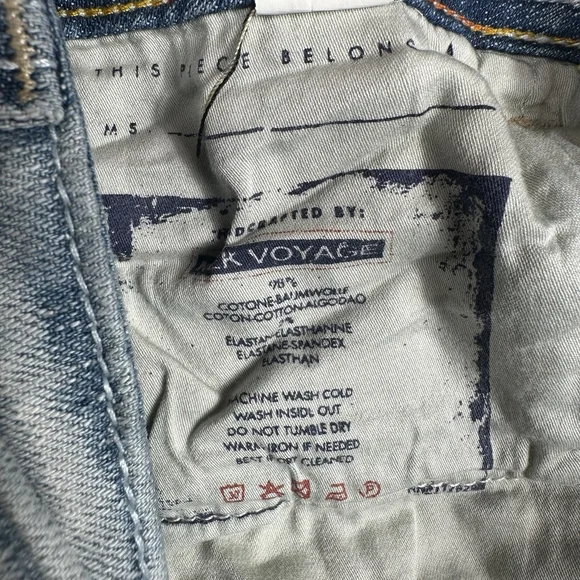 Mek Denim Rochester Straight Leg Women’s Jeans Mek Voyage 25 Light Wash - Picture 10 of 11